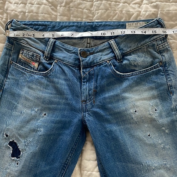 DIESEL Italian Made Vintage NWOT WOMENS JEANS BOOTCUT Style LOUVELY size 29x34 - Picture 6 of 9